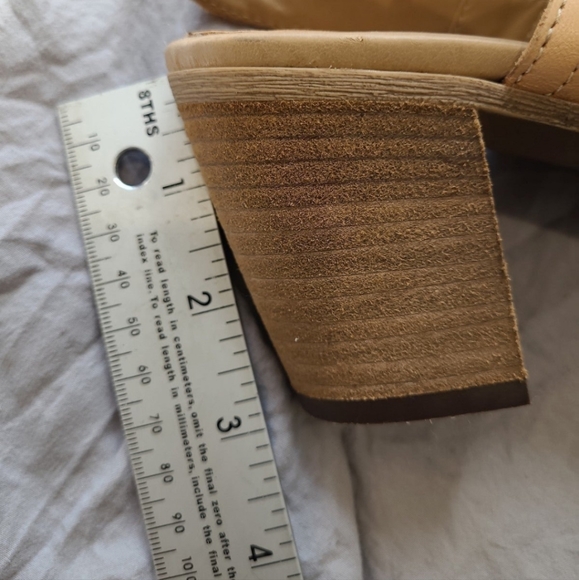 Sophia Milano womens size 7.5  Tan Leather Sling back Sandal made I. ITALY - Picture 10 of 11